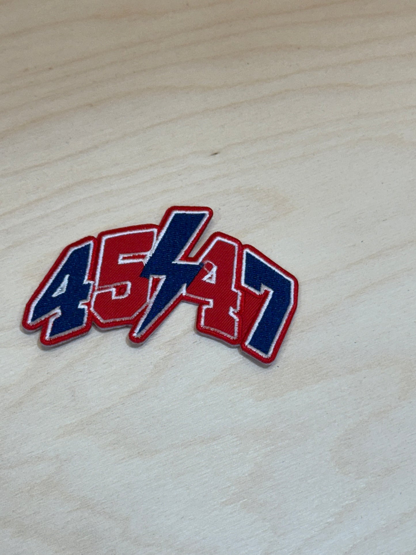 45/47 Embroidered Patch