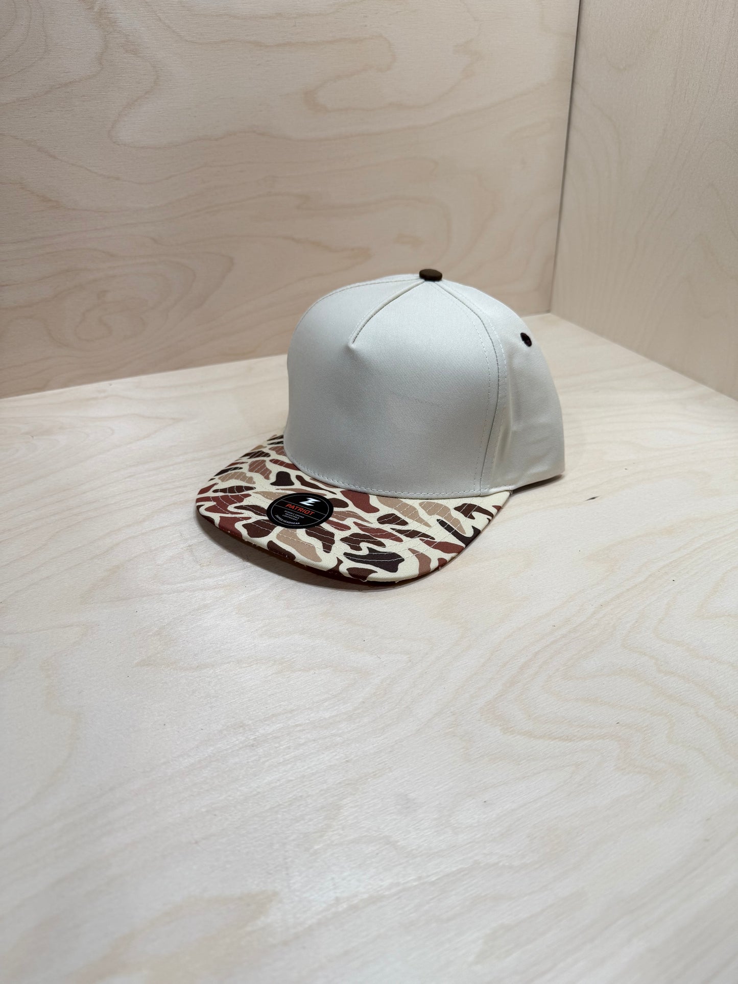 Full Canvas+5 Panel Hat