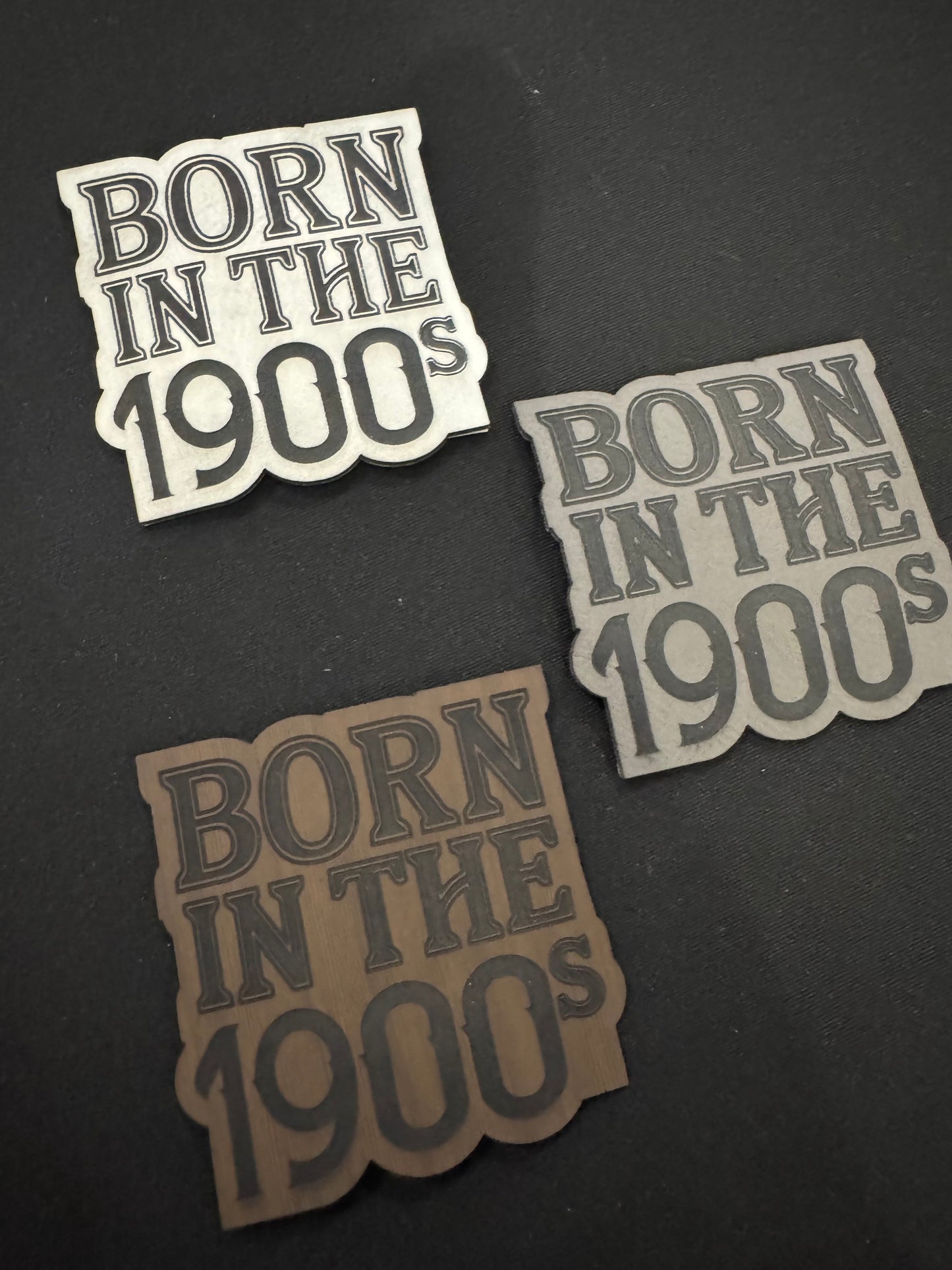 Born 1900’s Leatherette Patch