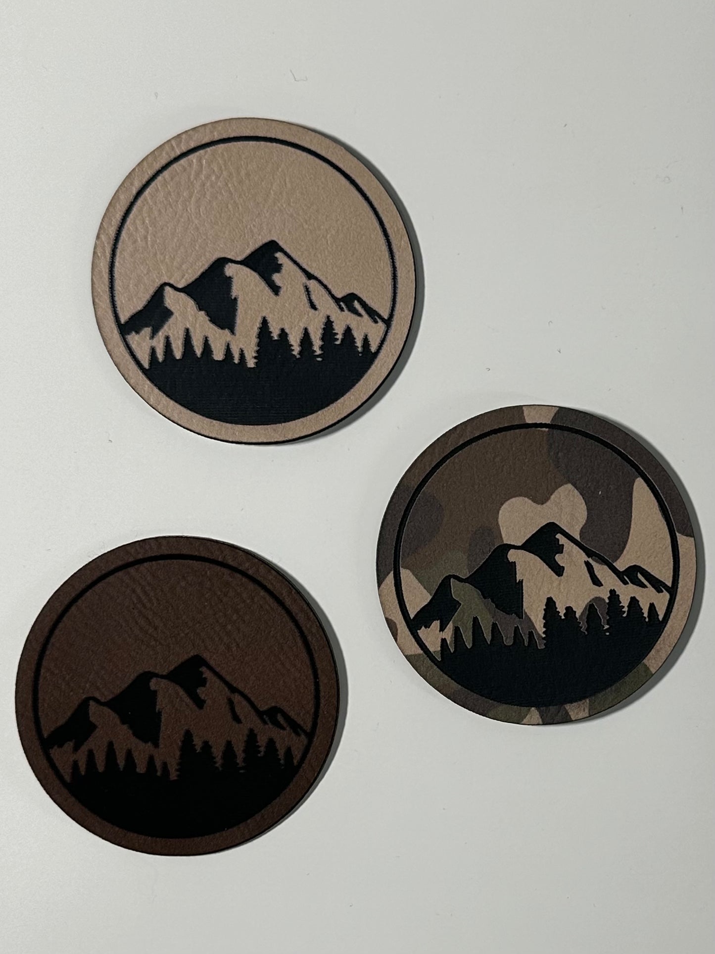 Round Mountain Leatherette Patch