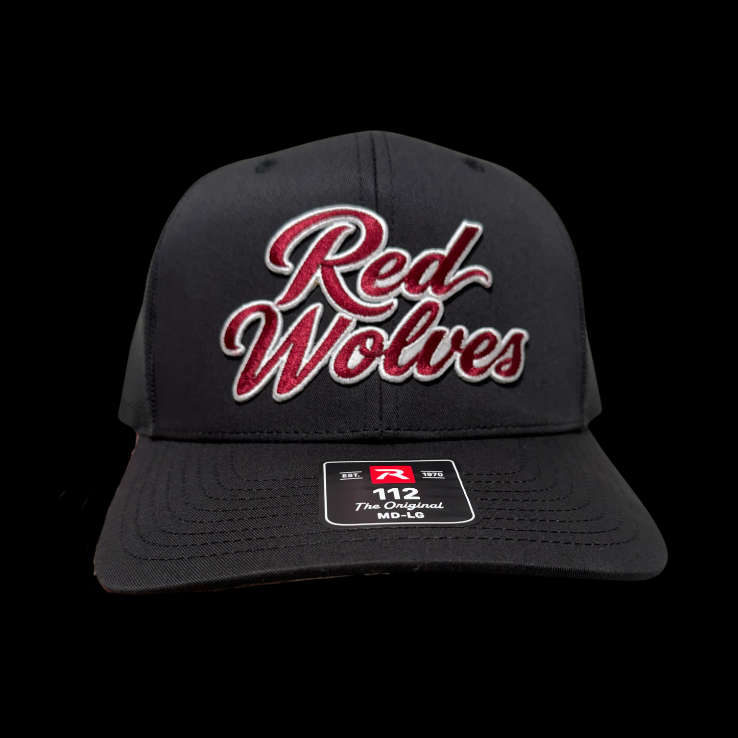 Richardson 112 + Red Wolves Embroidered Patch
