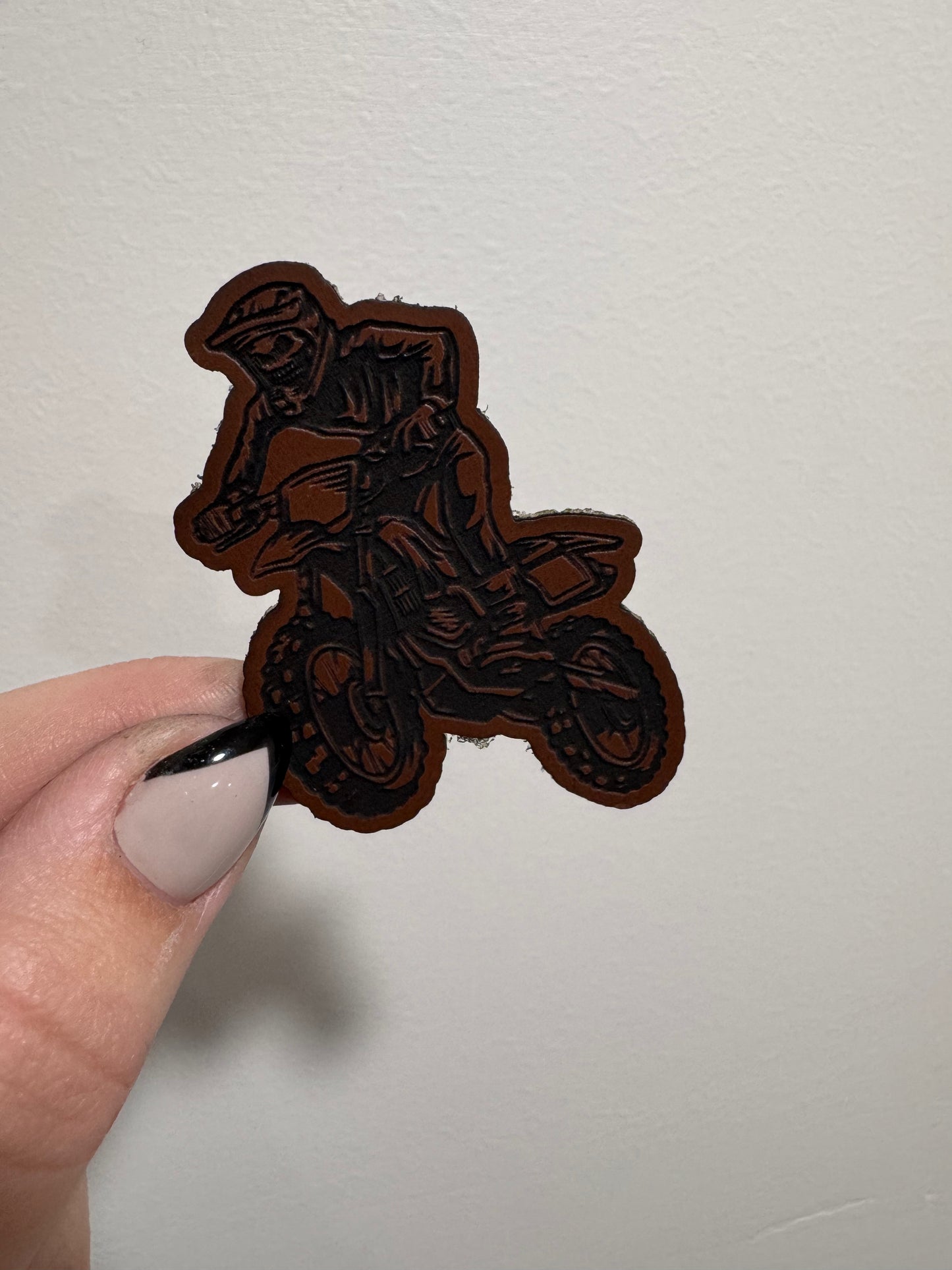 Dirt Riddin' Leatherette Patch
