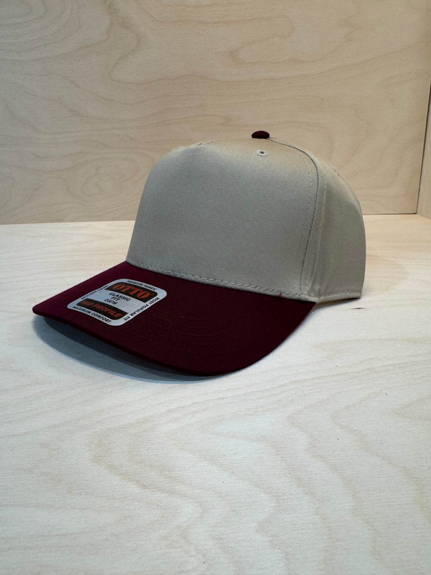 Full Canvas+5 Panel Hat