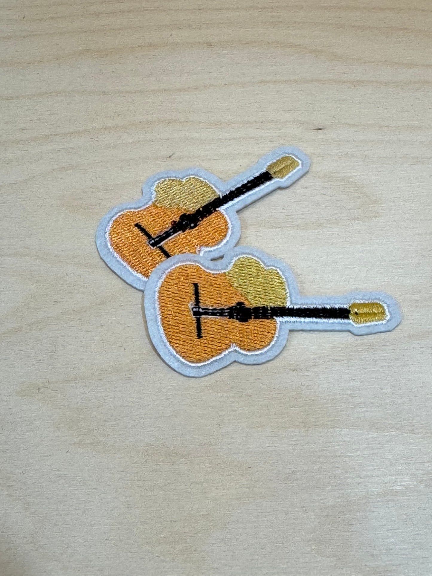 Guitars Embroidered Patch