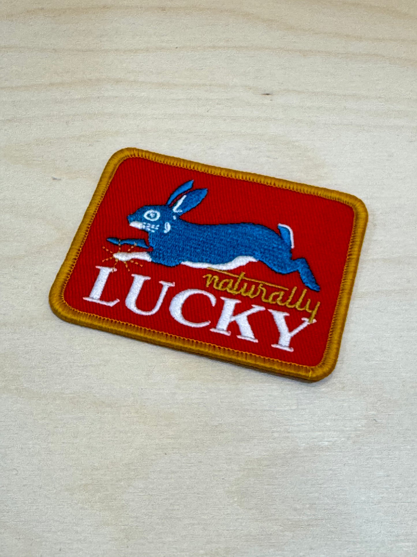 Naturally Lucky Embroidered Patch