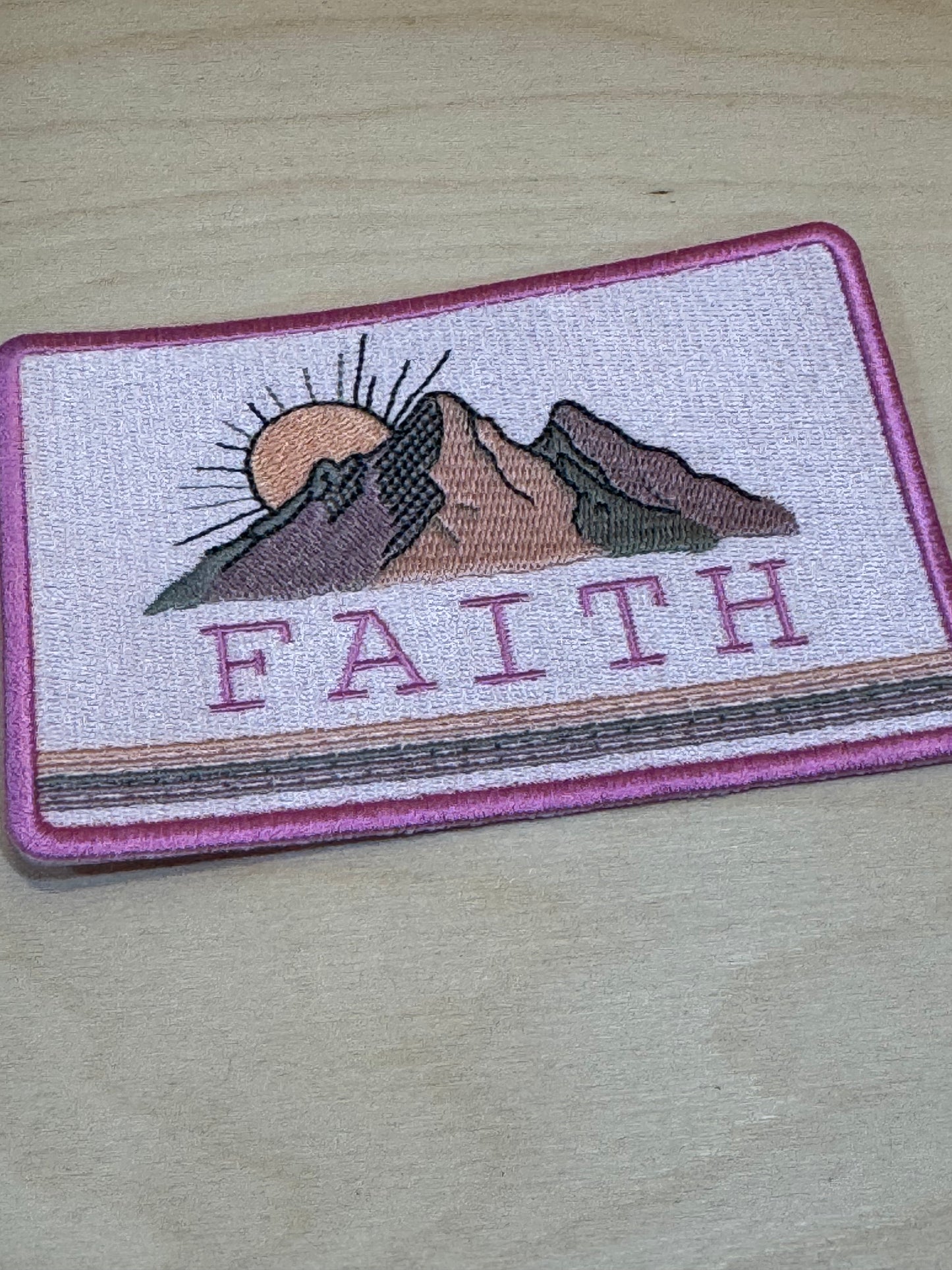 Faith Embroidered Patch