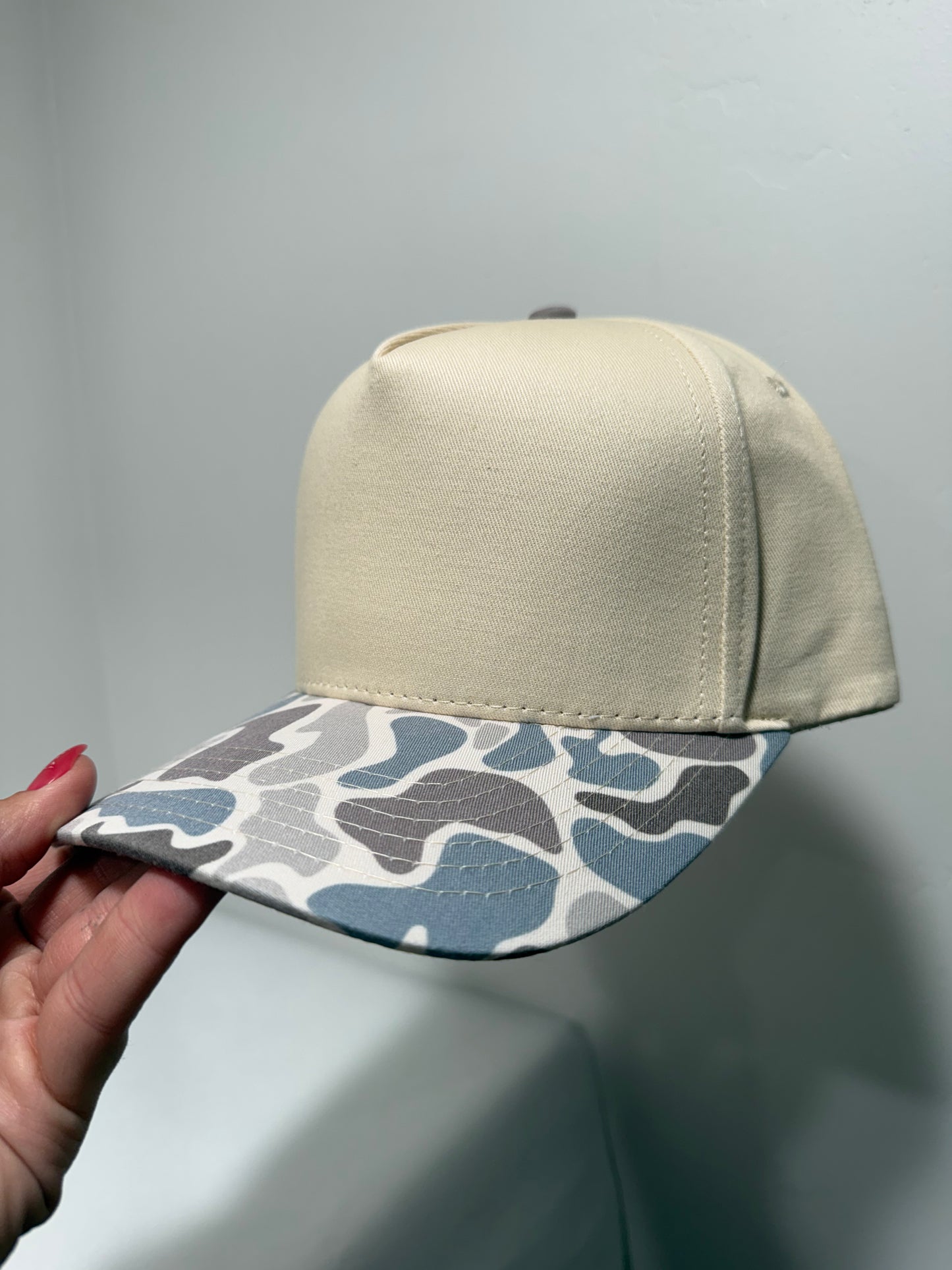 Canvas 5 Panel Neutral/Blue Duck Camo