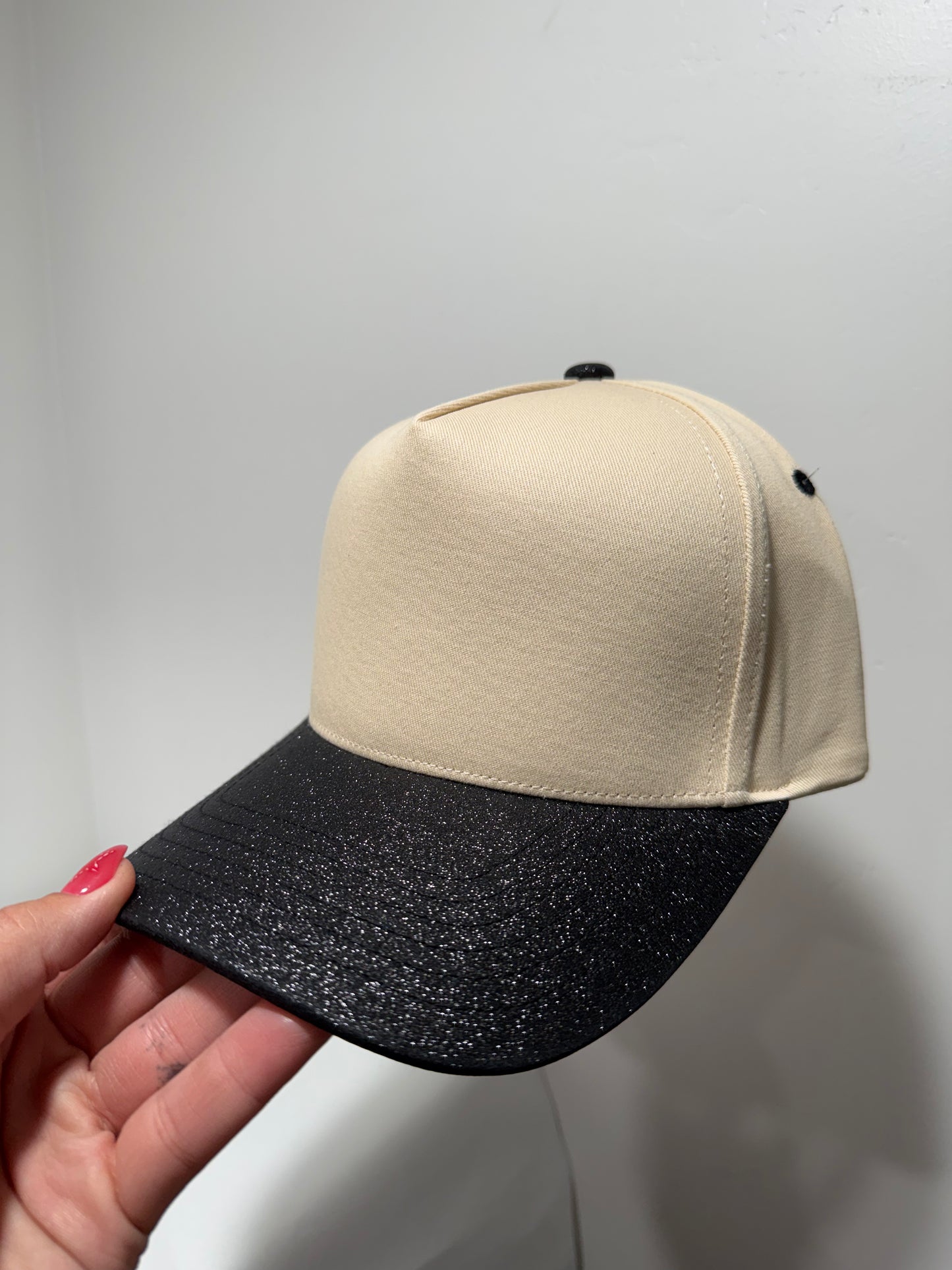 Canvas 5 Panel Neutral/Sparkly Black