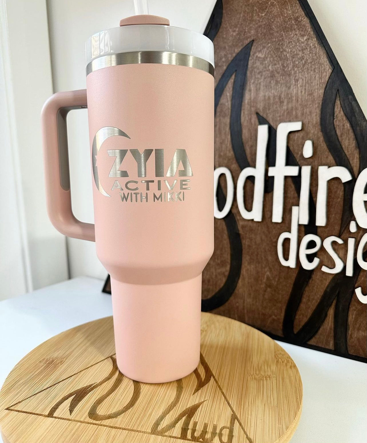 Logo + Name Tumbler Engraving