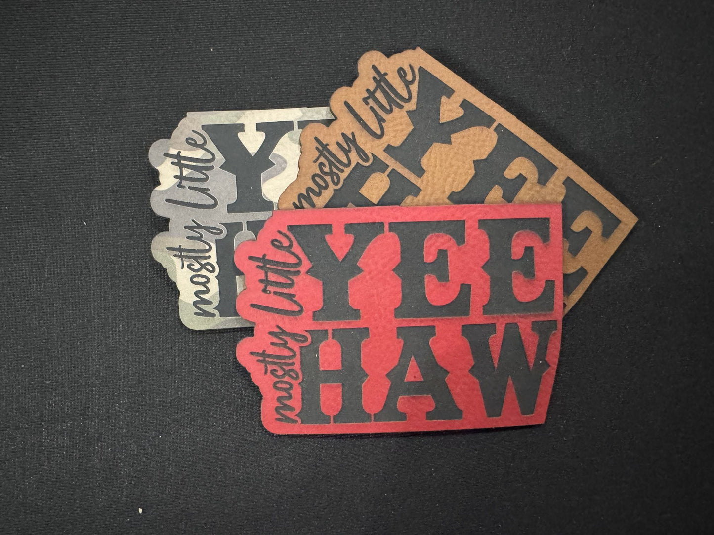 Little Yee Mostly Haw Leatherette Patch