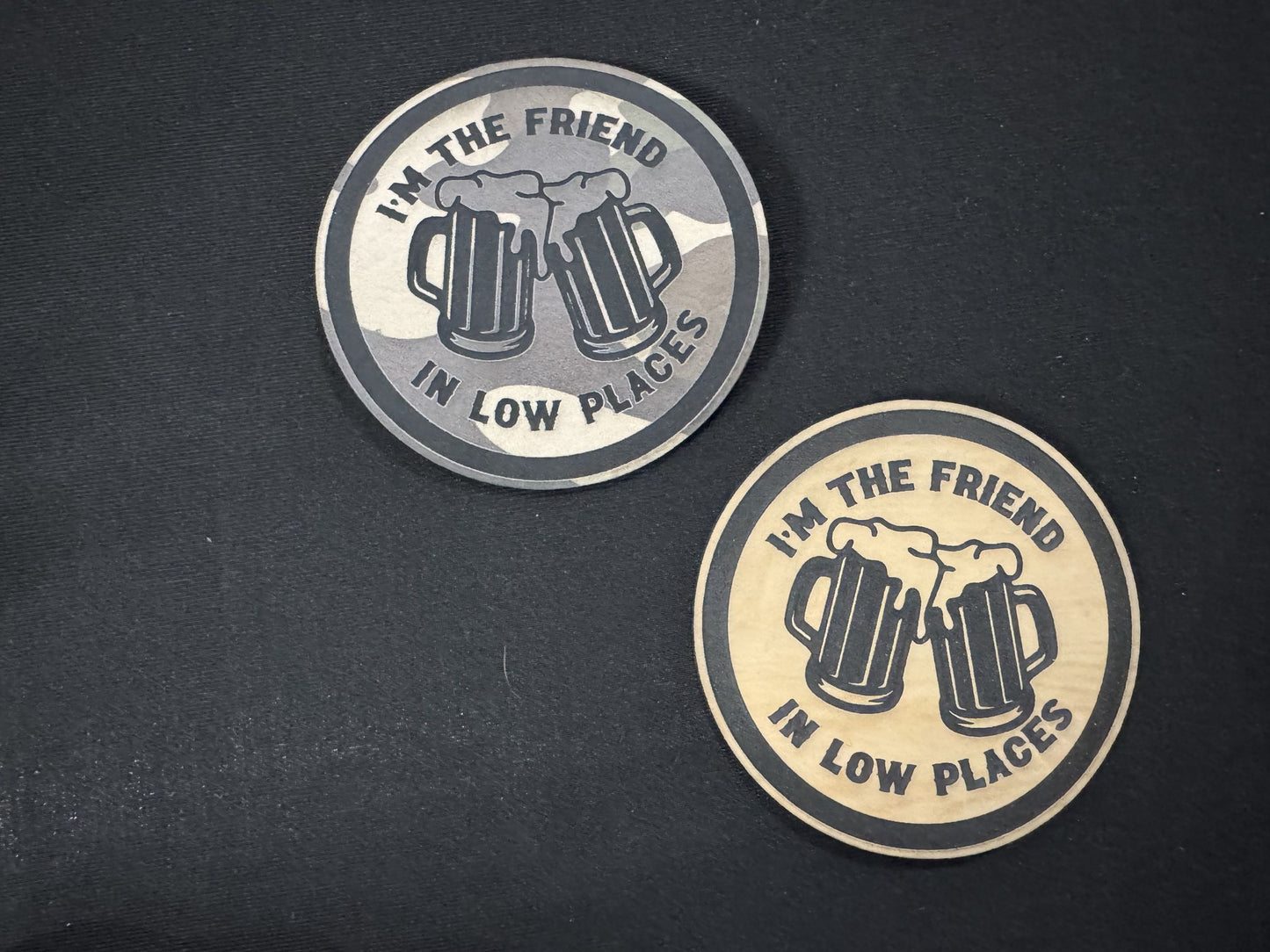 Low Places Friend Leatherette Patch