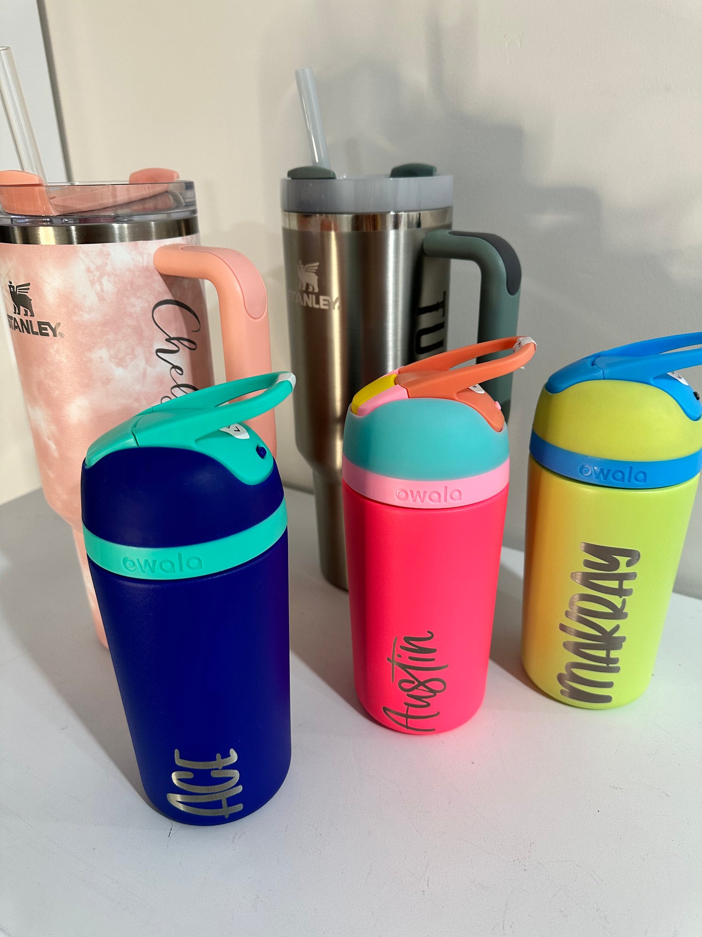 Single Name Tumbler Engraving