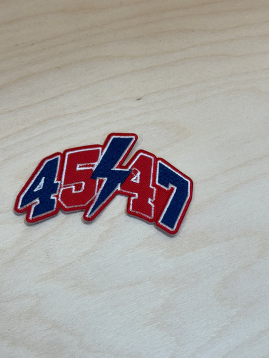 45/47 Embroidered Patch