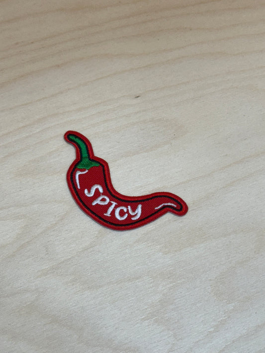 Spicy Pepper Embroidered Patch