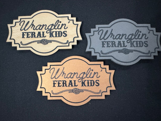 Feral Kids Leatherette Patch