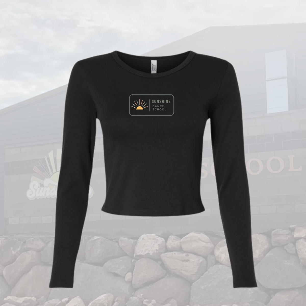 SDS Women's Baby Rib Long Sleeve Fitted Tee