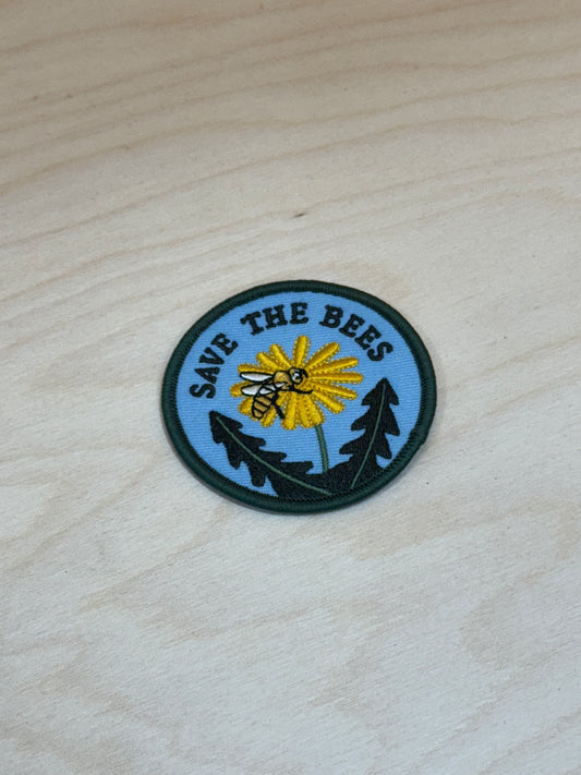 Save the Bees Embroidered Patch