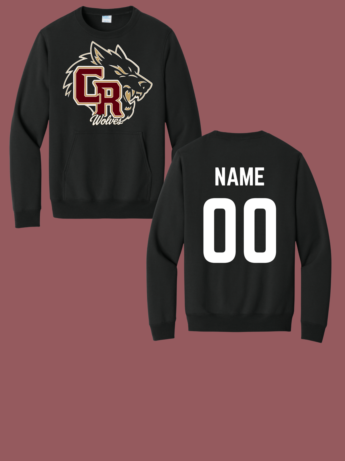 Cedar SUNYFL  Fleece Crewneck Pocket Sweatshirt