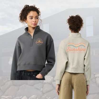 SDS BELLA+CANVAS® Women’s 10-Ounce 1/2-Zip Pullover