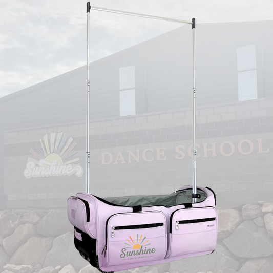 SDS Mavii Dance Bag with Garment Rack, 28 Inch Rolling Duffel