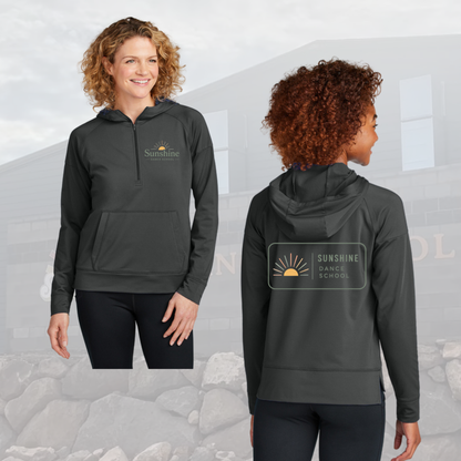 SDS Sport-Tek® Women's Sport-Wick® Stretch 1/2-Zip Hoodie