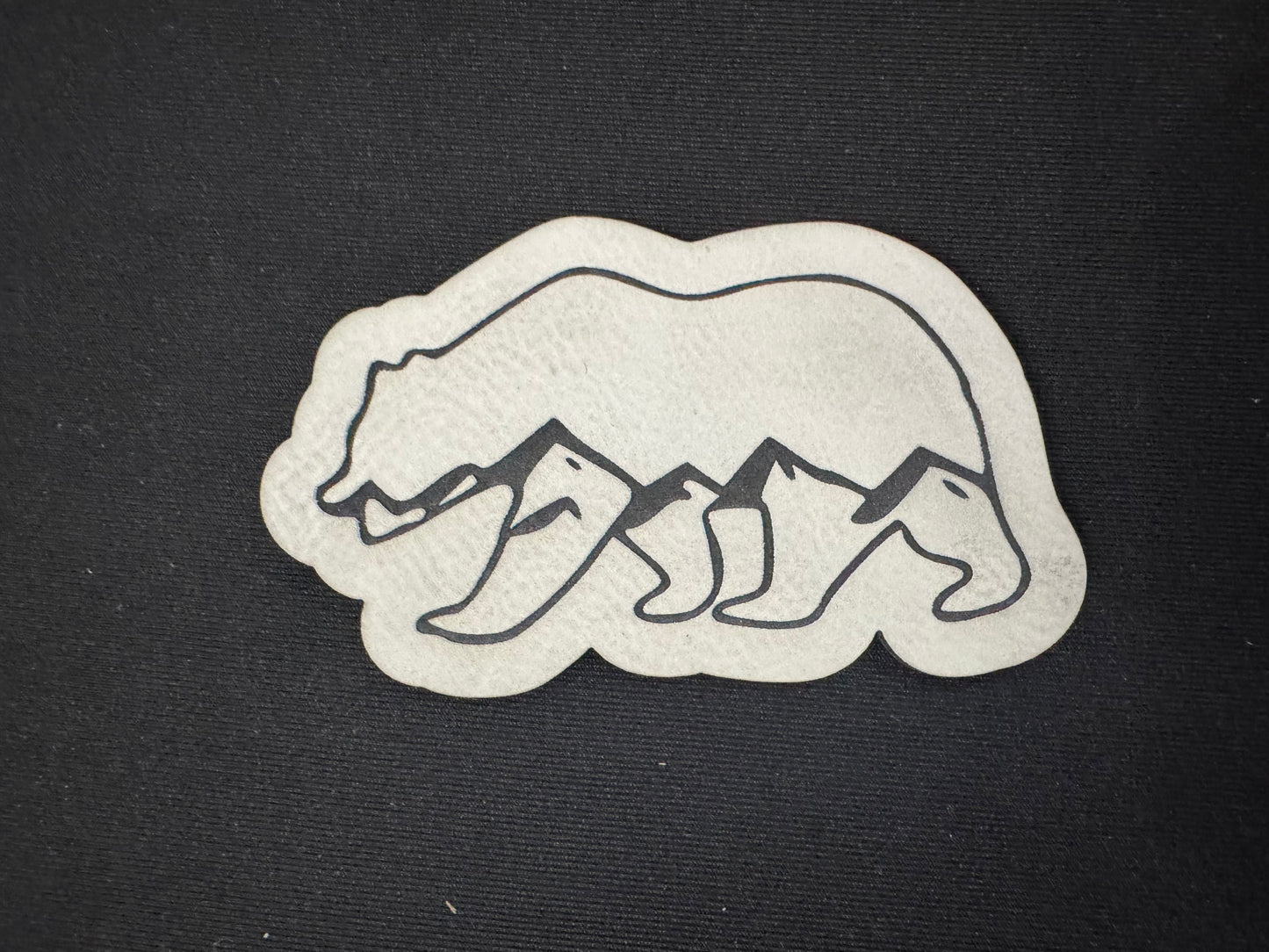 Bear Mountain Leatherette Patch