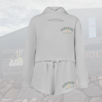 SDS Girls Supreme Waffle Hoodie and Shorts - Set