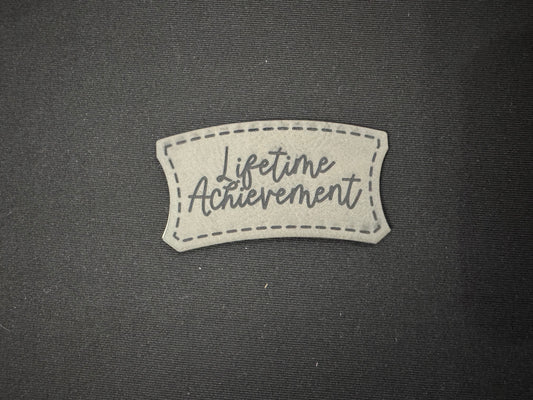 Lifetime Achievement Leatherette Patch