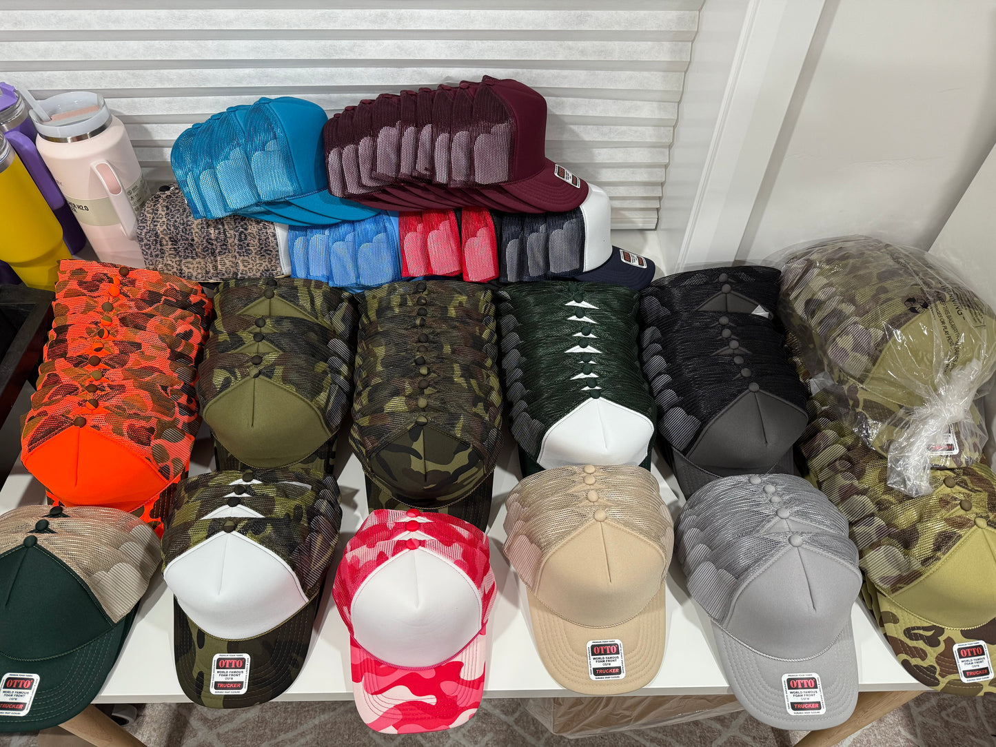 Bulk Lot Otto Hats/High Crown Foam Truckers