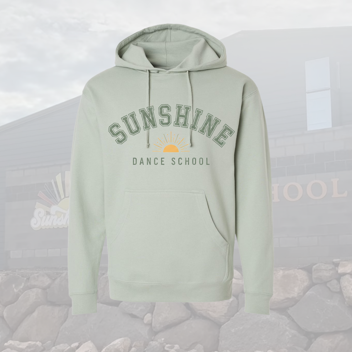 SDS BELLA+CANVAS® Unisex 10-Ounce Heavyweight Pullover Hoodie.