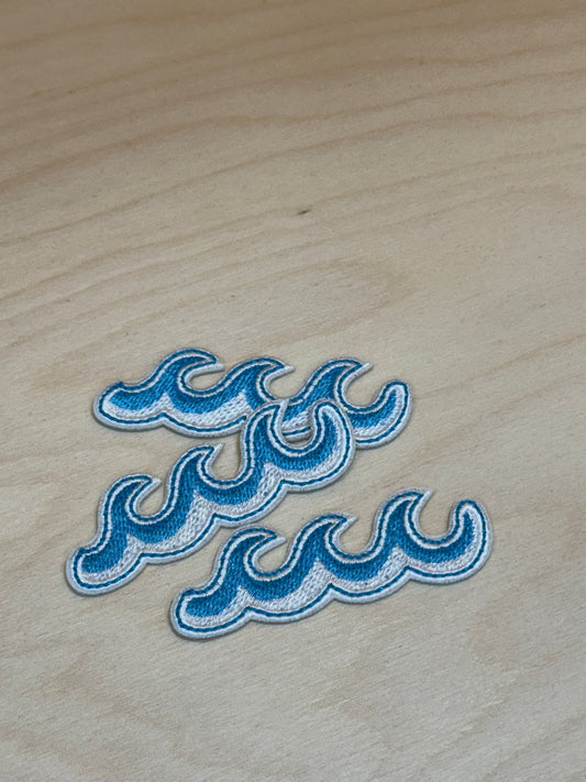 Waves Embroidered Patch
