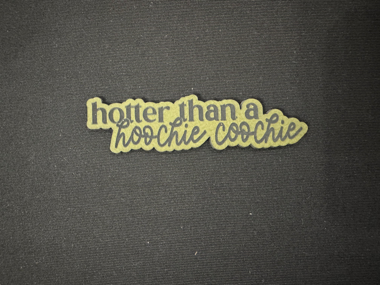 Hoochie Coochie Leatherette Patch