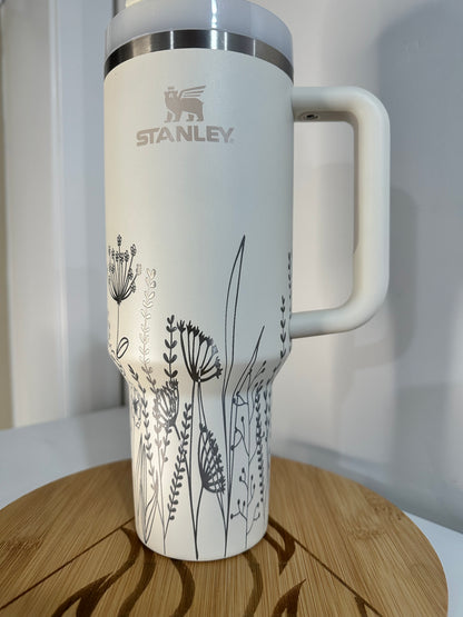Half Wrapped Tumbler Engraving Designs