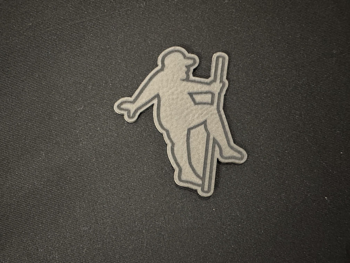 Chubby Stripper Leatherette Patch