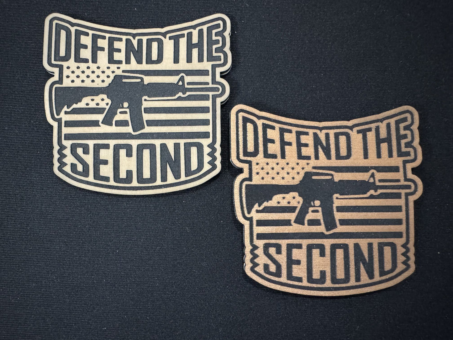 Defend The Second Leatherette Patch
