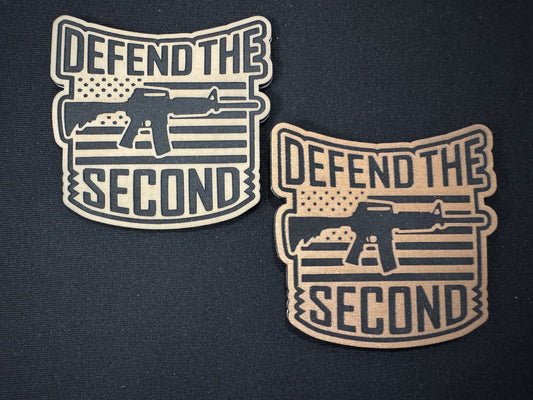 Defend The Second Leatherette Patch