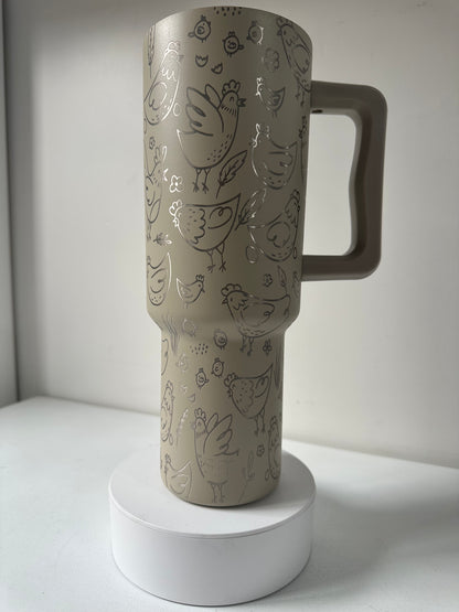 Full Wrapped Tumbler Engraving Designs