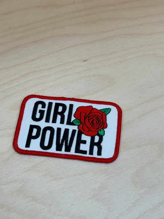 GIRL POWER Embroidered Patch