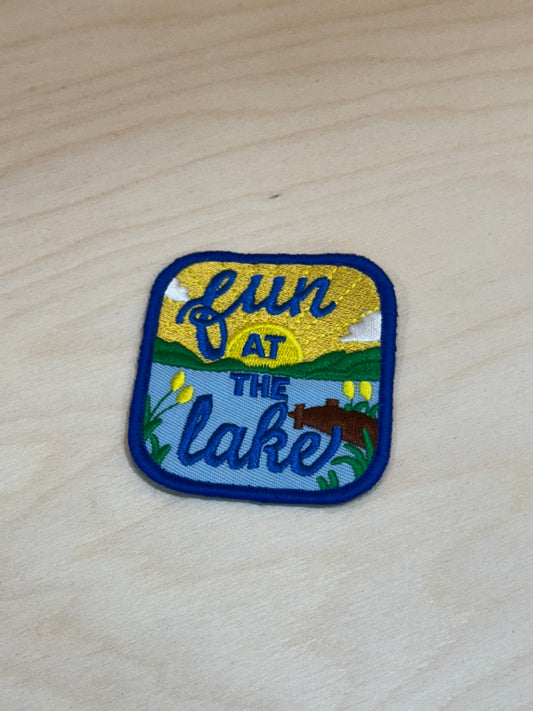 Fun at the Lake Embroidered Patch