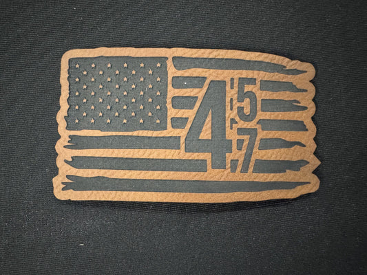 Flag 45/47 Leatherette Patch
