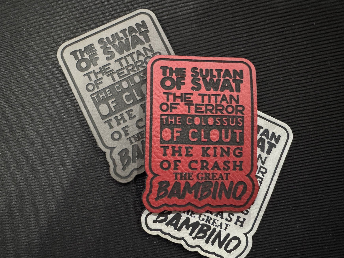 Great Bambino Leatherette Patch