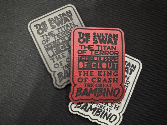 Great Bambino Leatherette Patch