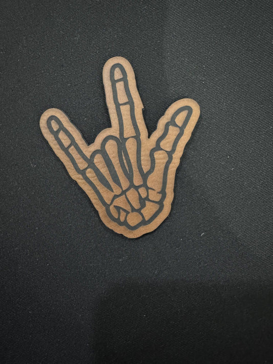 I.L.Y Hand Leatherette Patch