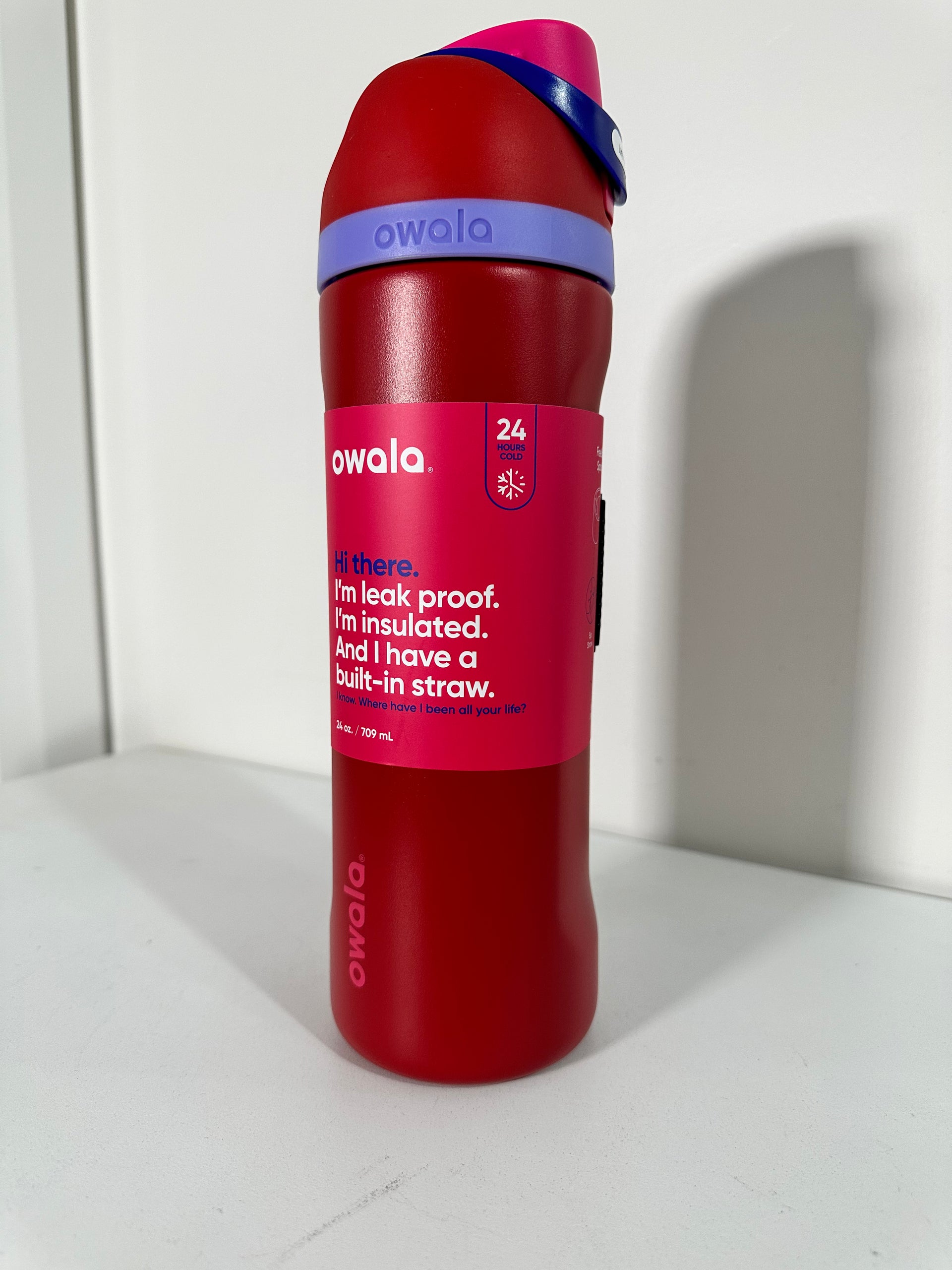 Personalized Owala 32 Oz Freesip Water Bottle Leak Proof Built in