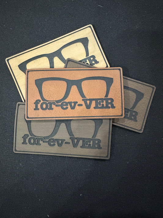 FOR-EV-VER Leatherette Patch