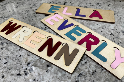 Personalized Wood Name Puzzles