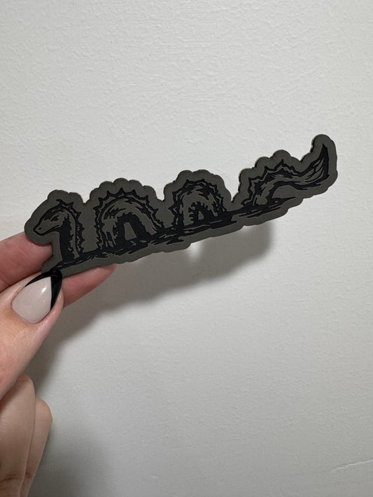 LocNess Monster Leatherette Patch