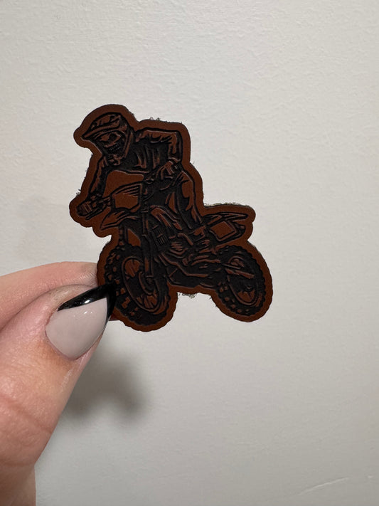 Dirt Riddin' Leatherette Patch