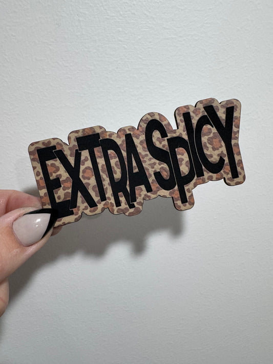 Extra Spicy Leatherette Patch