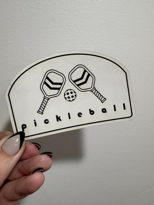 Pickleball Arch Leatherette Patch